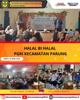 HALAL BI HALAL PGRI KECAMATAN PARUNG