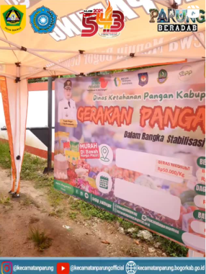 Gerakan Pangan Murah Tingkat Kecamatan Parung Mei 2025