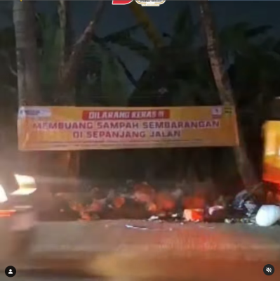 Operasi Tangkap Tangan Pelaku Pembuang Sampah Sembarangan.