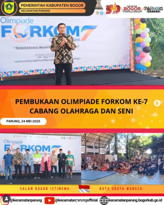 PEMBUKAAN OLIMPIADE FORKOM KE-7 CABANG OLAHRAGA DAN SENI