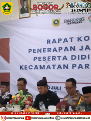 Rapat Koordinasi Penerapan Jam Malam bagi Peserta Didik