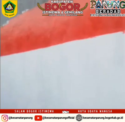 Pengecatan Merah Putih Perkuat Semangat Nasionalisme di Desa Bojong Indah